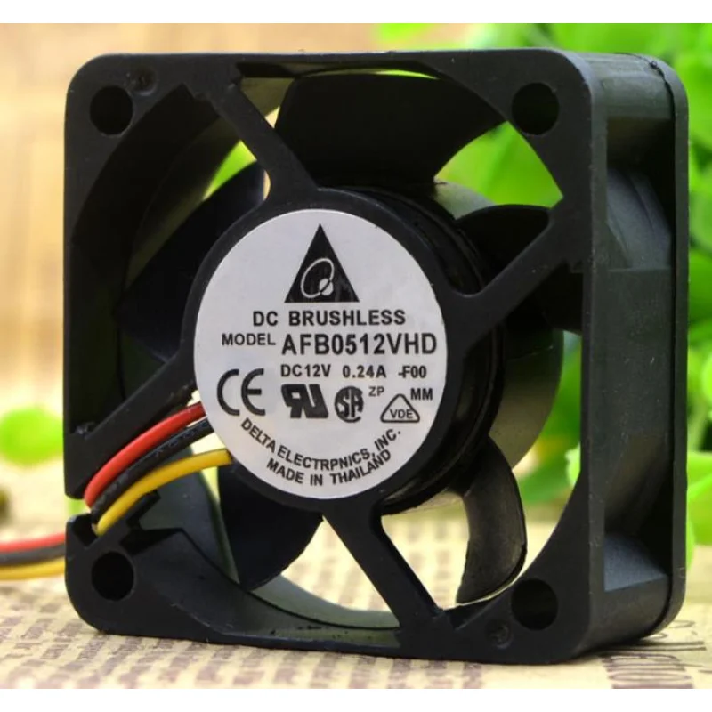 Новый вентилятор ЦП для DELTA AFB0512VHD -FOO 12 В 0,24 А, двухшариковый Вентилятор охлаждения сервера 50*50*20 мм