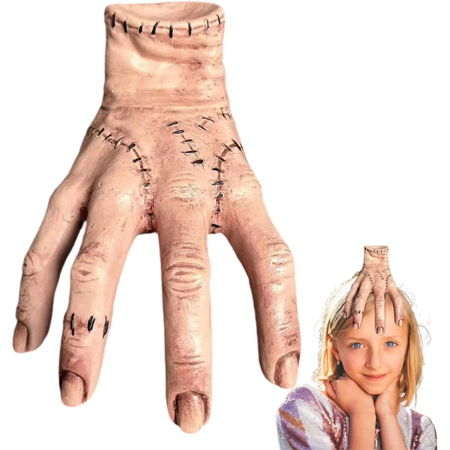 Katelyn Wednesday Addams Hand Family Decorations Страшный реквизит - БЕСПЛАТНАЯ ДОСТАВКА