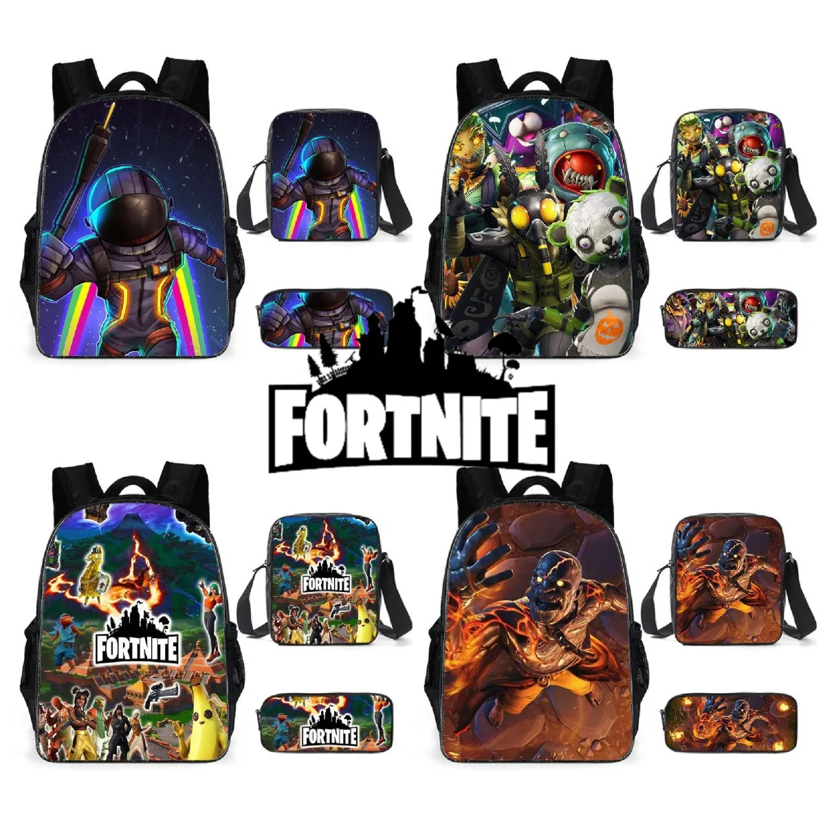

FORTNITE Battle Royale Backpack Victory Children's 3D Cartoon Schoolbag For Primary School Comfortable Laptop Backpack Unisex