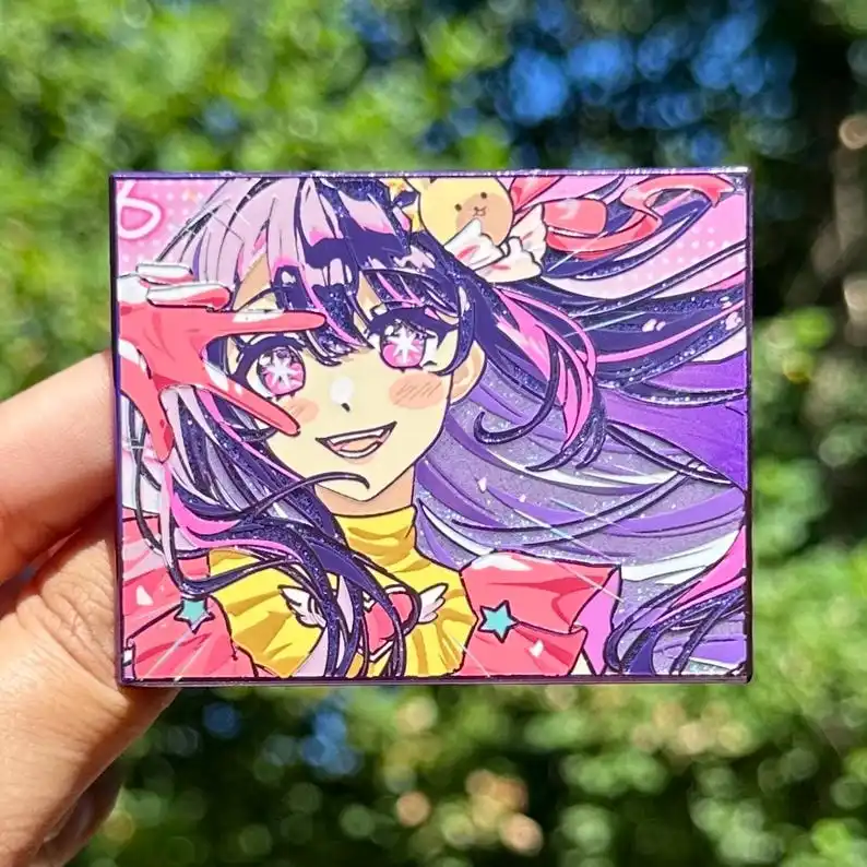 Эмалированная булавка Ai hoshino-OSHI NO KO