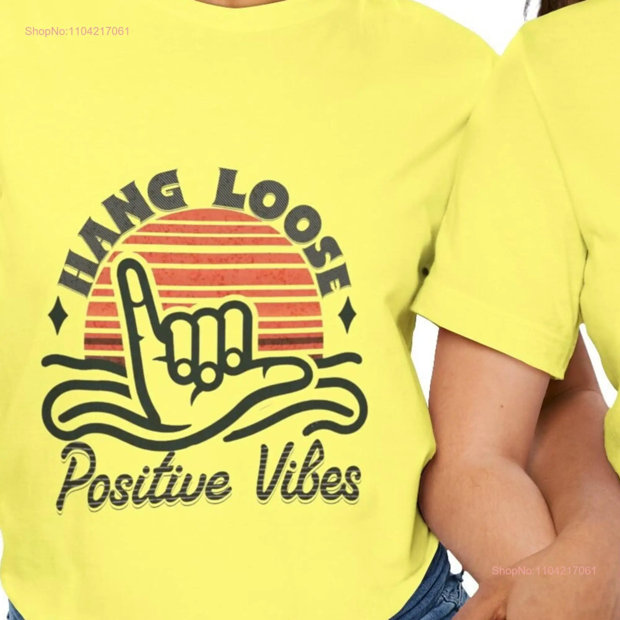 Свободная футболка Hang The Positive Vibes Мотивационные товары Повседневная одежда для ее