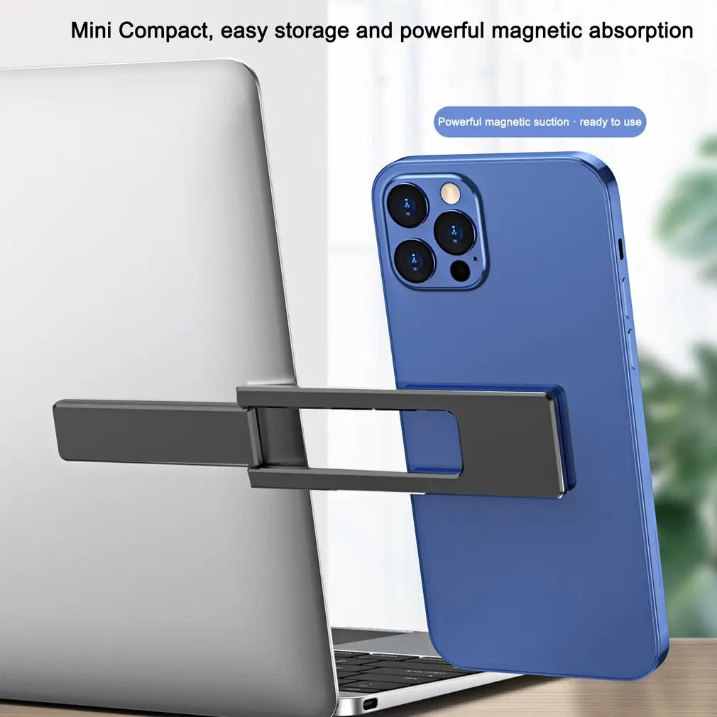 

Portable Phone Holder Folding Magnetic Laptop Stand Laptop Mobile Phone Dual-screen Expansion Bracket