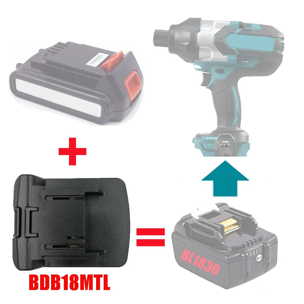 BDB18MTL Tool Adapter use for Black Decker for Porter Cable 