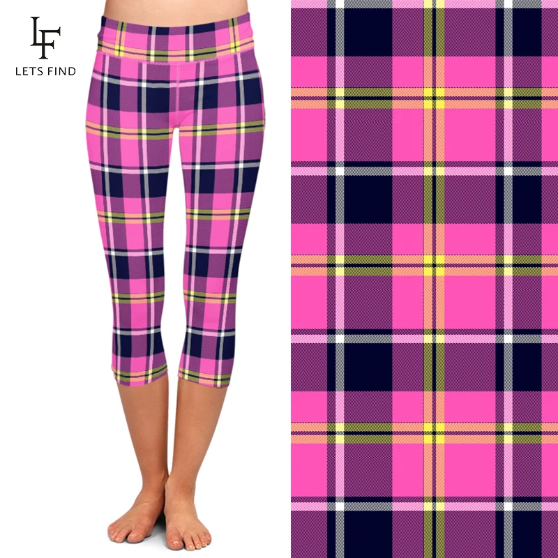 Женские готические Леггинсы-капри LETSFIND с эффектом пуш-ап эластичные мягкие