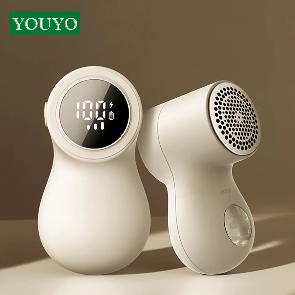 

1200mAh LCD Screen Rechargeable Electric Pellet Lint Remover For Clothing Fuzz Fabric Shaver Sweater Shaver Portable Fur Remover