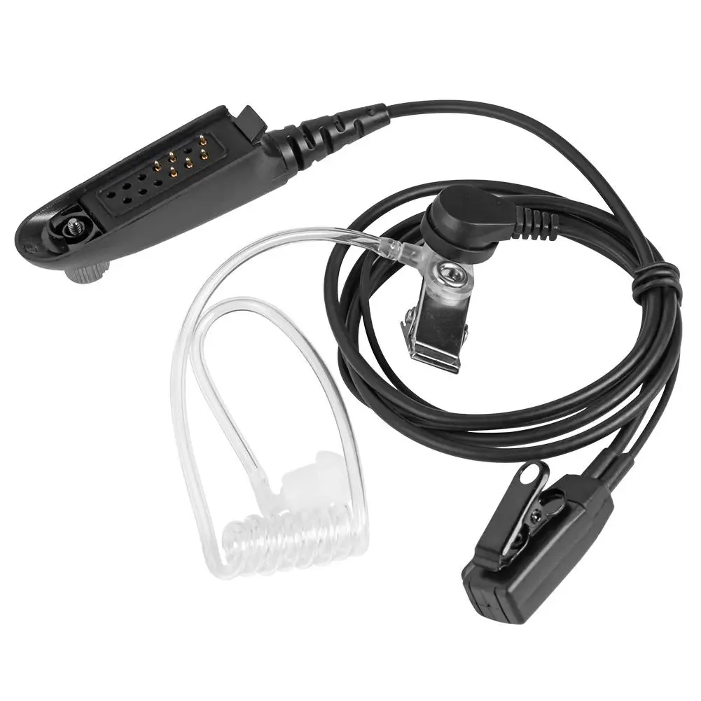 

Air Acoustic Tube Earpiece Mic Headset PTT for Motorola GP380 GP340 GP328