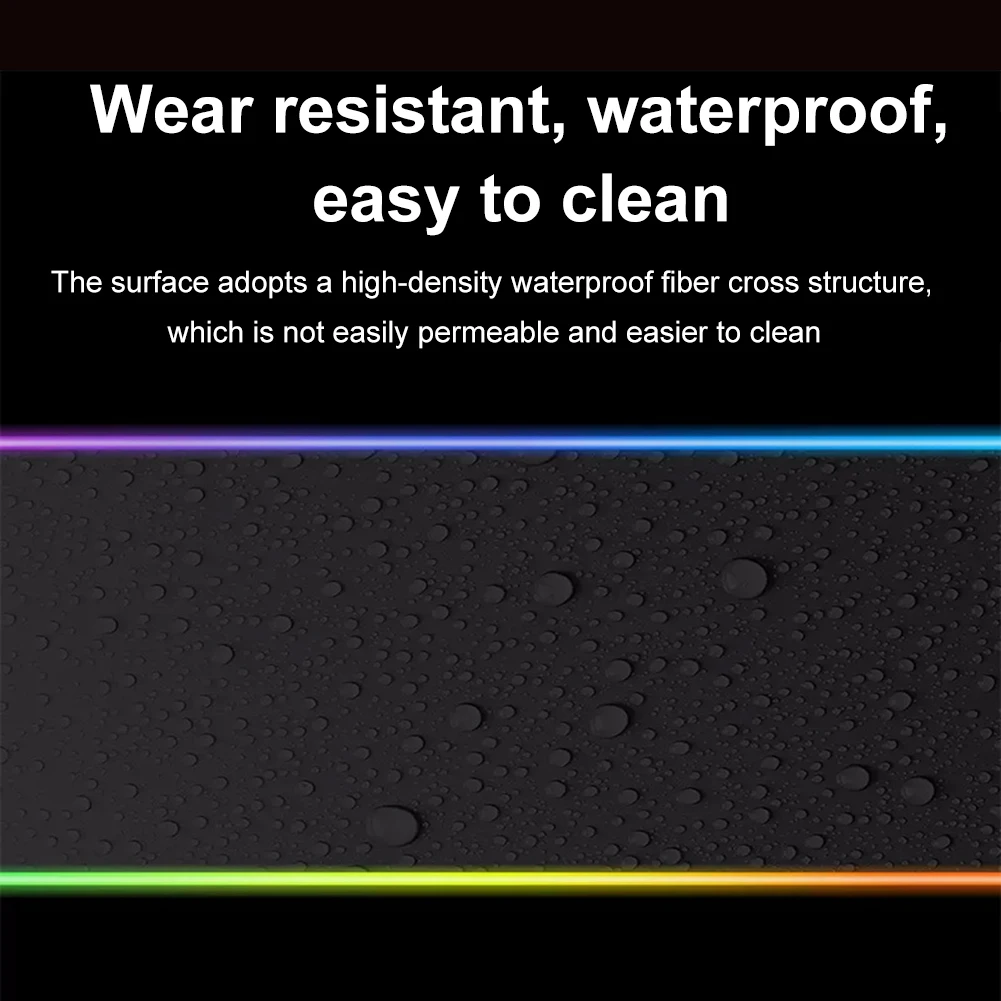 Большой игровой коврик для мыши Black Myth WuKong светодиодный клавиатуры нескользящий