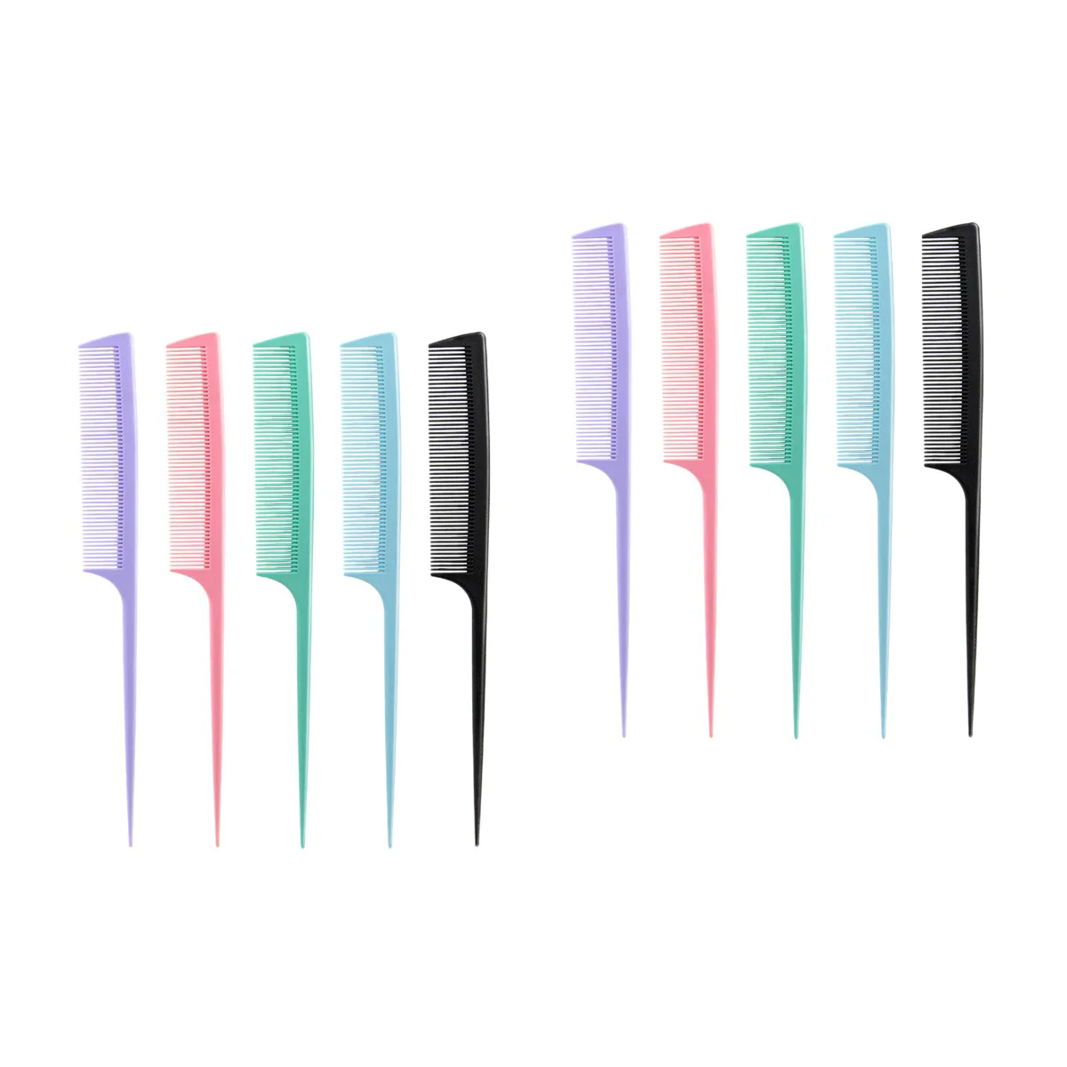 

10 Pcs Pointed Tail Comb Hair Tools Mens Combs Haircut Abs Styling Fine Man Suit