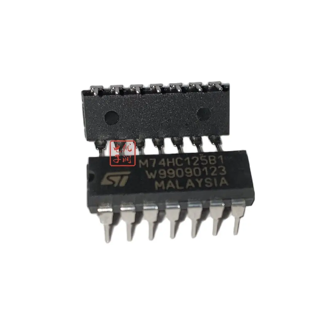 

10 шт./M74HC125B1 74HC125 новый буфер и штифт драйвера