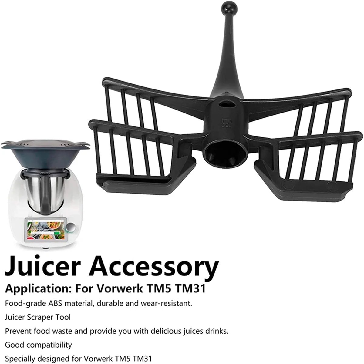 Соковыжималка скребок для перемешивания бабочки Vorwerk Thermomix TM31 TM5 TM6 запасные части