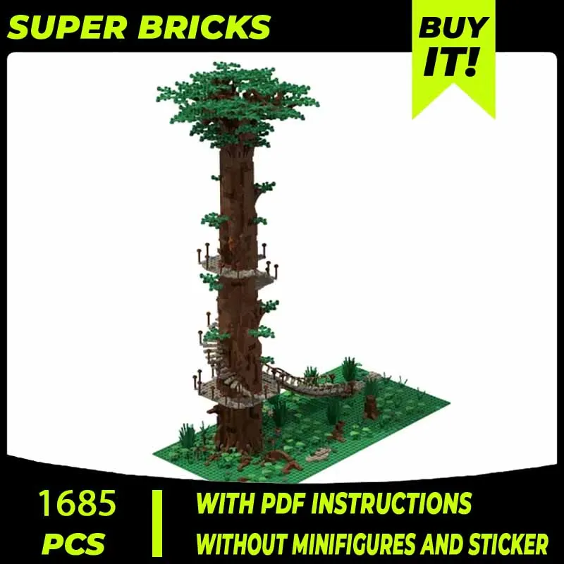 Звездный фильм YcMoc строительные блоки известные киноцены модель дома на дереве