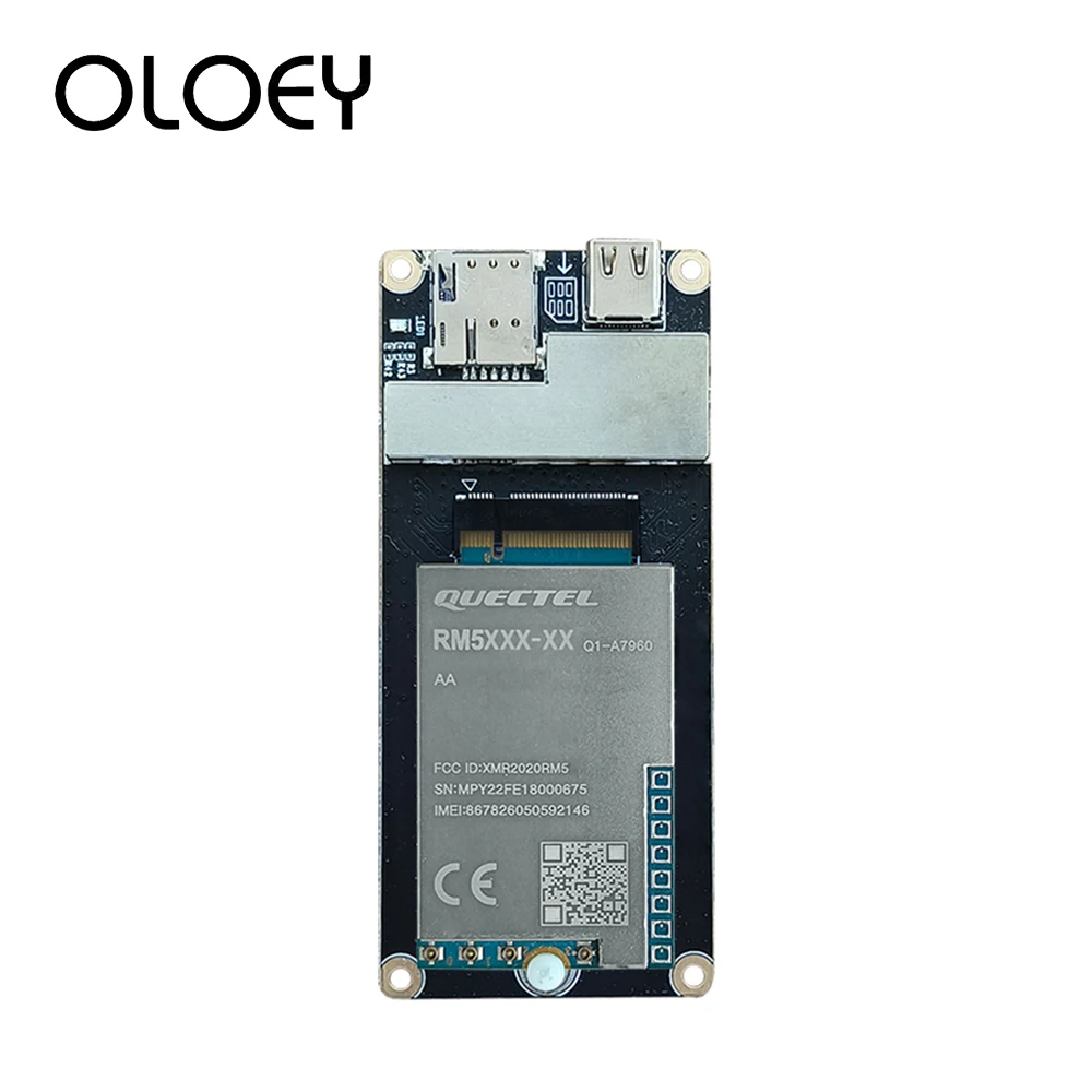 

Quectel RM500Q-GL 5G sub-6GHz mmWave M.2 module RM500QGLAB-M20-SGASA with Type-C 3.0 to USB 5G 4G Module Adapter board