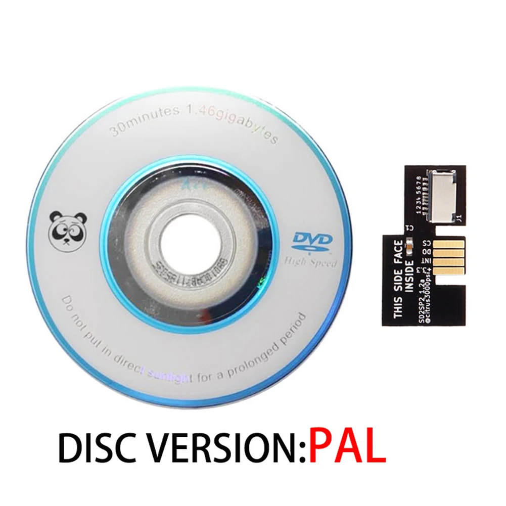 Адаптер SD2SP2 кардридер TF сменный Швейцарский диск загрузки мини DVD для NGC NTSC