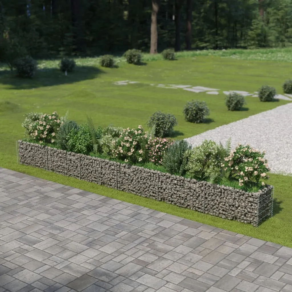 

Gabion Raised Bed Galvanised Steel 212.6"x19.7"x19.7"
