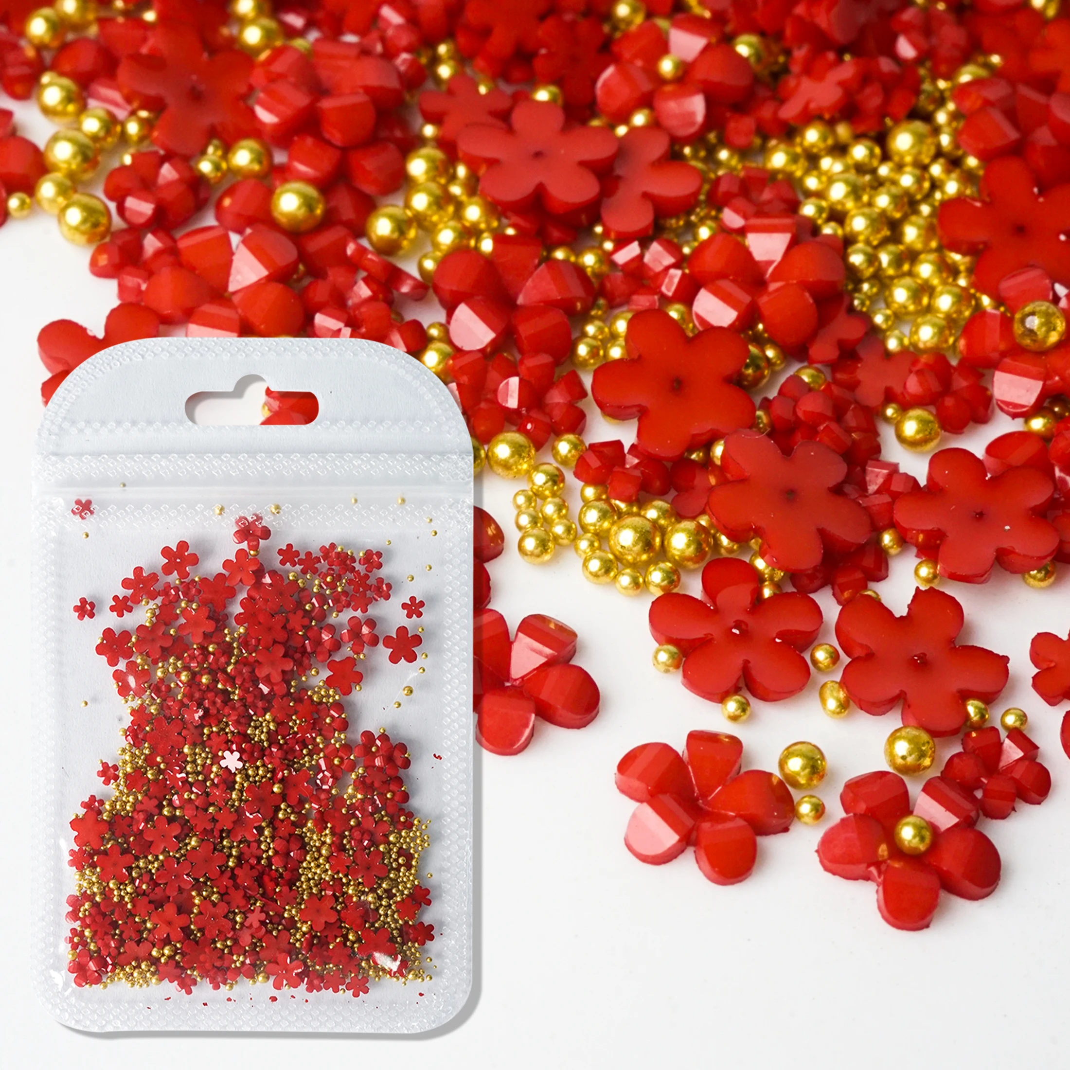 50 шт. подвески для ногтей с резьбой и лепестками цветочные украшения золотые