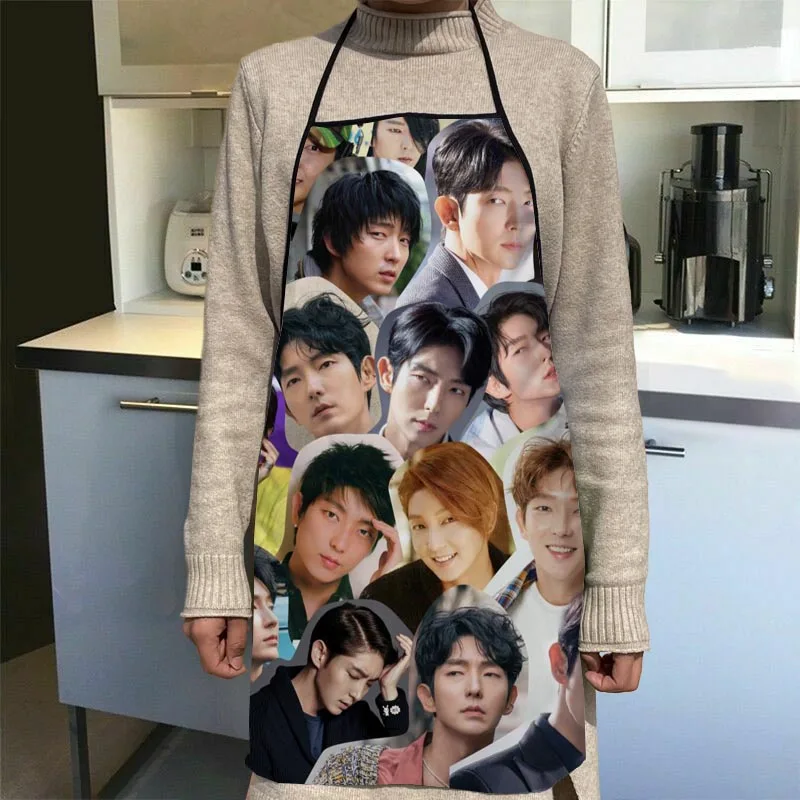 

Фартуки KPOP LEE JOON GI домашние для уборки кофе, фартуки антигрязные кухонные аксессуары для мужчин и женщин 50x75 см, 68x95 см 0916