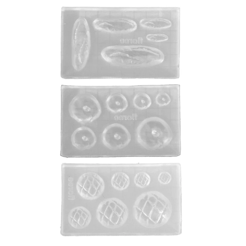 

Silicone Resin Mould Bread Shaped Epoxy Resin Moulds Ornaments Moulds Home Decorations Ornament Molds for Room Office K3ND