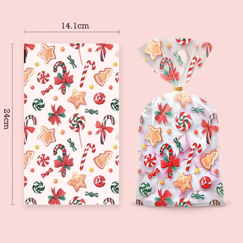 

Пластиковые подарочные пакеты Рождество 50 шт