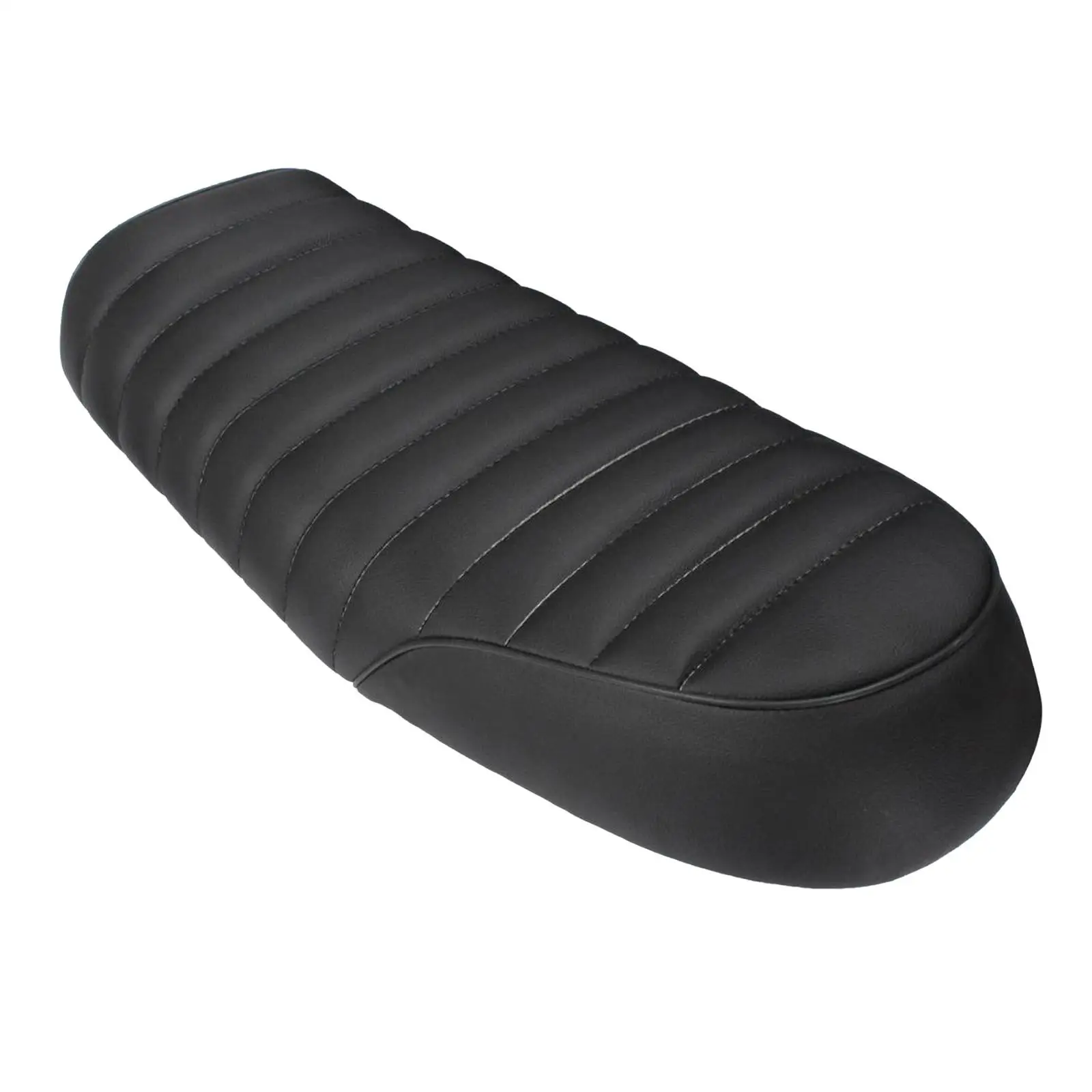 

Soft Synthetic Leather Motorcycle Flat Brat Seat Saddle for Cafe Racer Universal