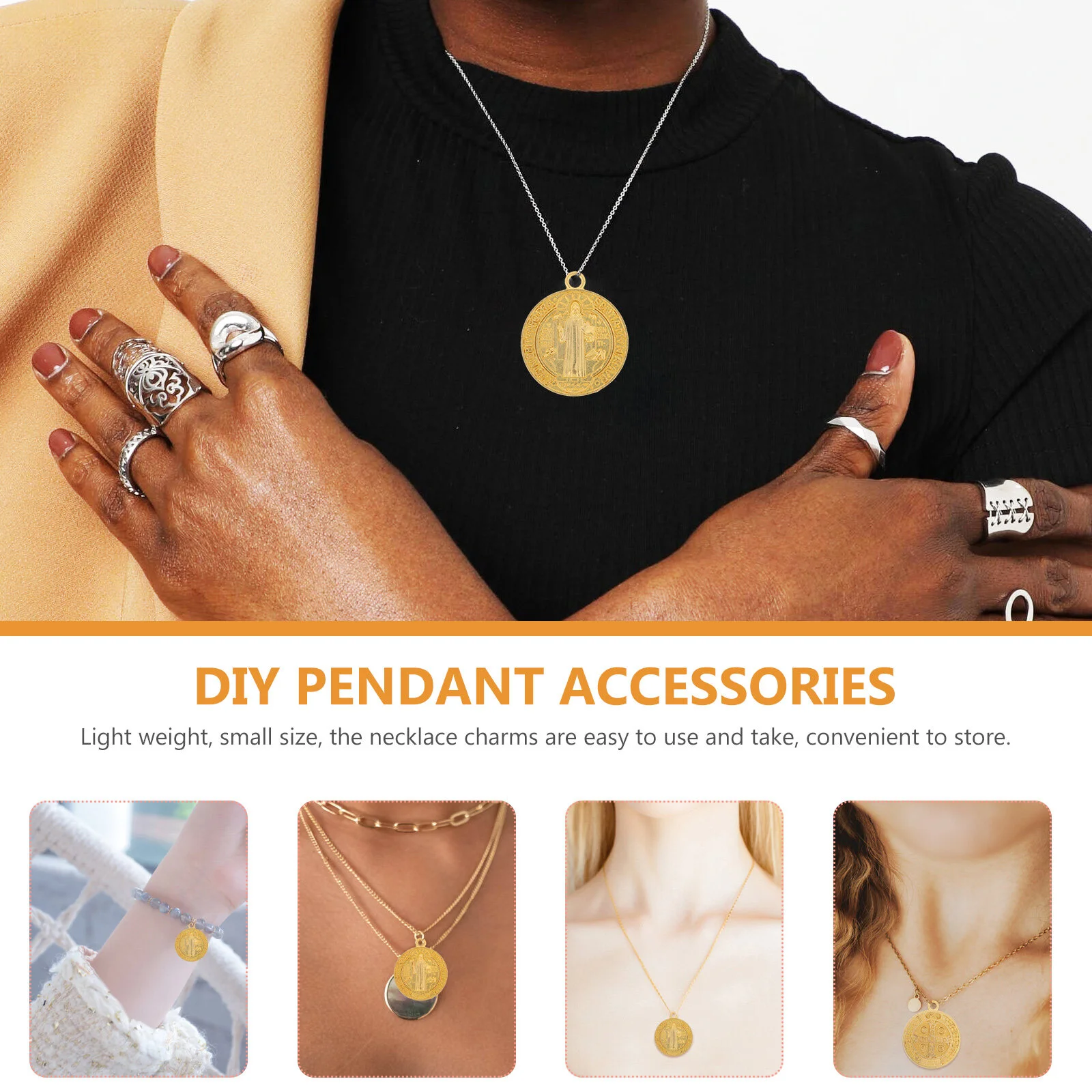 25 Pcs Suite Charms Bulk Bracelets Jewelry Making Earring Supplies Crafts Metal Keychain Necklace Pendant