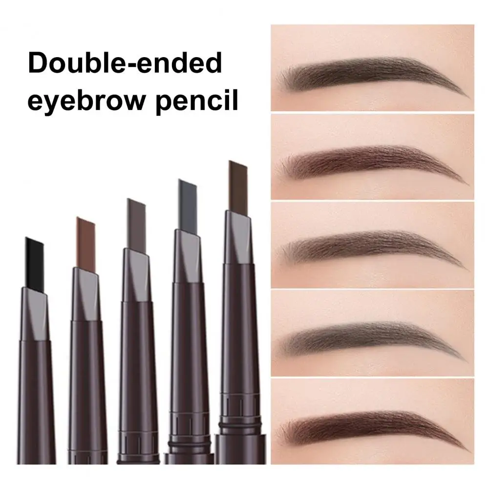

Eyebrow Pencil Three-dimensional Effect Waterproof Sweat-proof Long Lasting Thrush Tool Portable Double-ended Eyebrow Pen