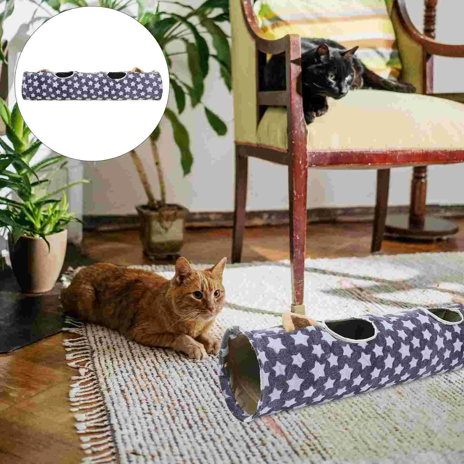 

Интерактивная игрушка для кошек, туннель для котят в помещении