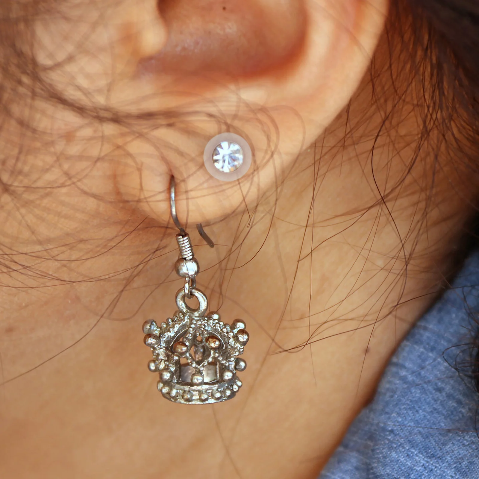 50 шт. прозрачные диски пластиковые для задней крышки сережек удобные и прочные