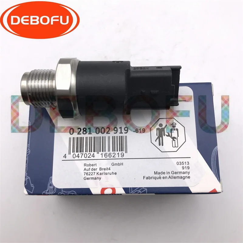 

0281002919 Original Riginal Fuel Rail Pressure Sensor Common Regulator FOR CITROEN C-CROSSER C5 C6 C8 2.2 HDi 0281002919