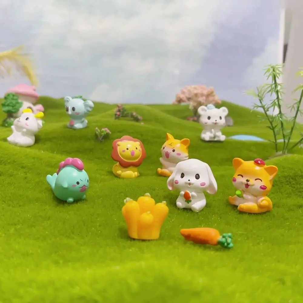 

Fairy Micro Landscape Cake Car For Easter DIY Resin Small Ornament Cute Pet Lovely Animal Rabbit Dinosaur Crafts Home Decor