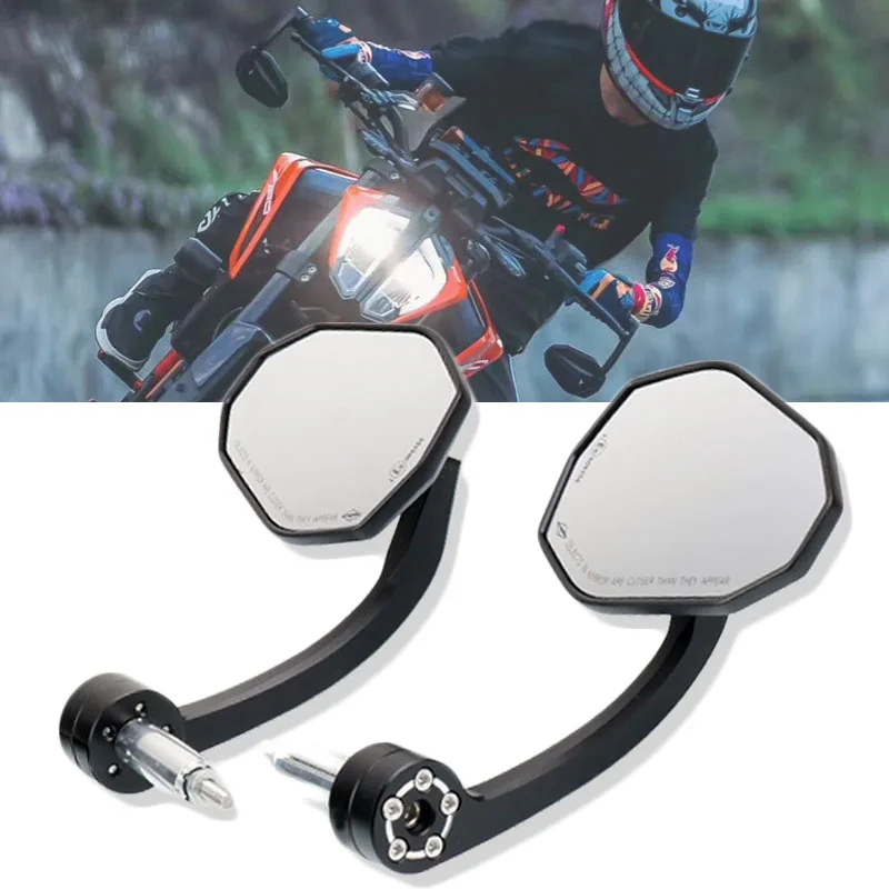 

Motorcycle Rear View Mirrors 7/8" 22MM Handle Bar End Mirrors For HONDA CBR600RR CBR1000RR CB650R CBR650R CB150R CBR500R