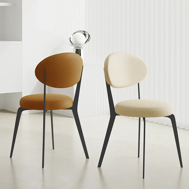 Современный акцент обеденный стол стул роскошные низкие продвинутые стулья