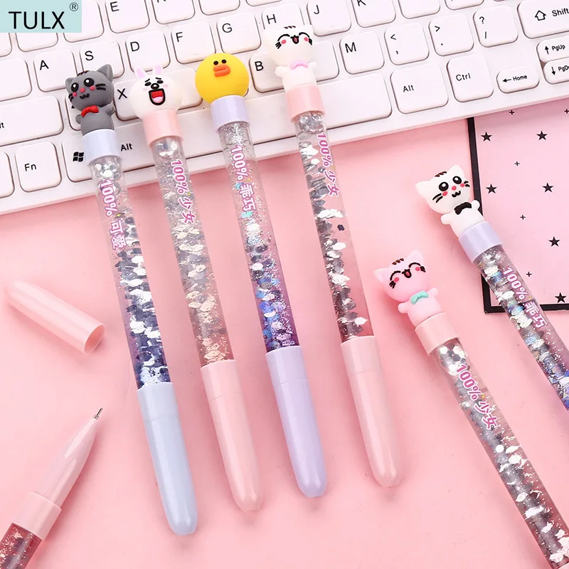 

TULX 6PCS cute things kawaii pens cute pen cute stationary school supplies stationery cute gel pens