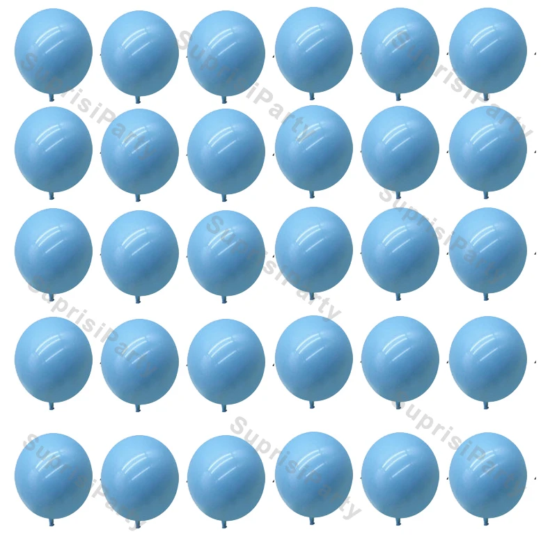 

30pcs Doubled Balloons Doubled Pink Blue Orange Balon For Wedding Engagement Birthday Boho Party Garland Arch Baby Shower Decor