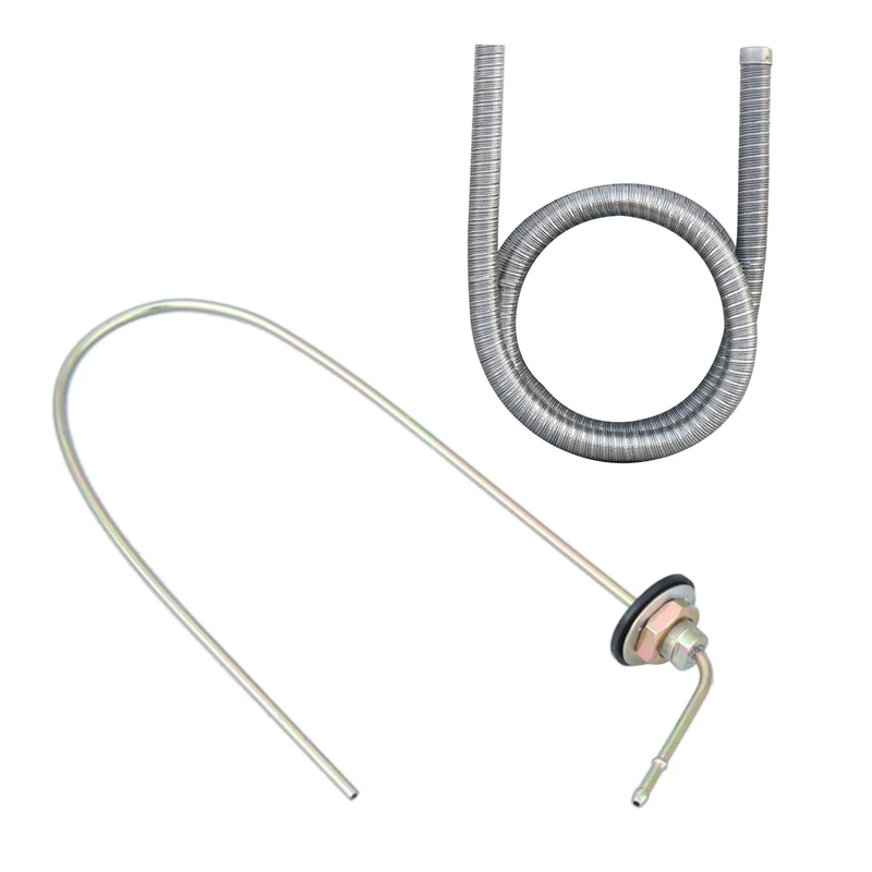 

1x Oil Tube Metal Fuel Standpipe Sucking Device for Webasto Eberspacher & 1x 24mm Exhaust Muffler Exhaust Pipe