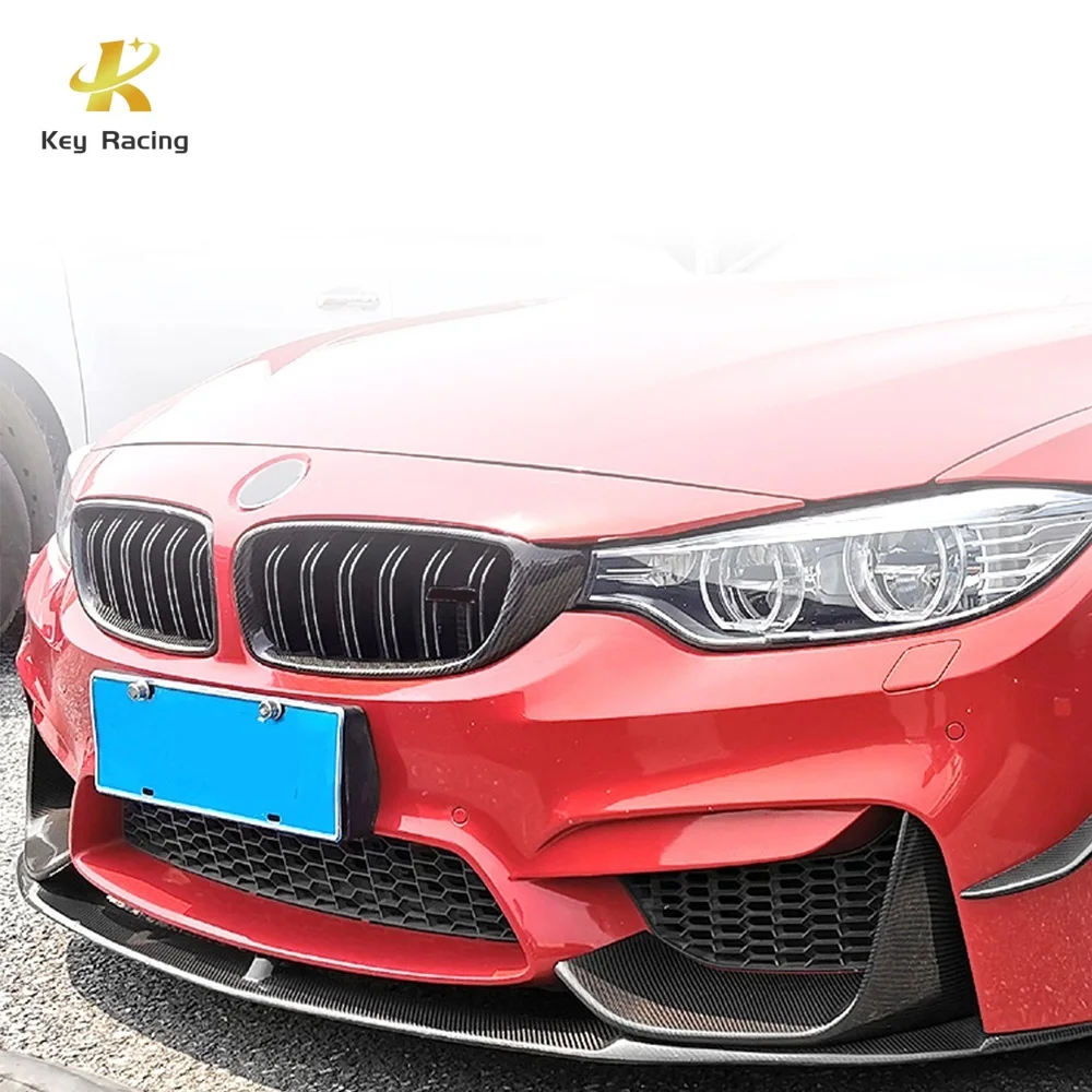 Кованое углеродное волокно MP стиль передний бампер сплиттер защита губ для BMW 3