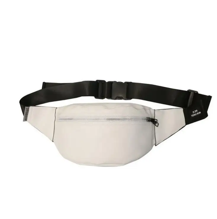 

2022 New PU Waist Pack Casual Chest Waterproof Belt Bum Bag Male Phone Wallet Pouch Bags