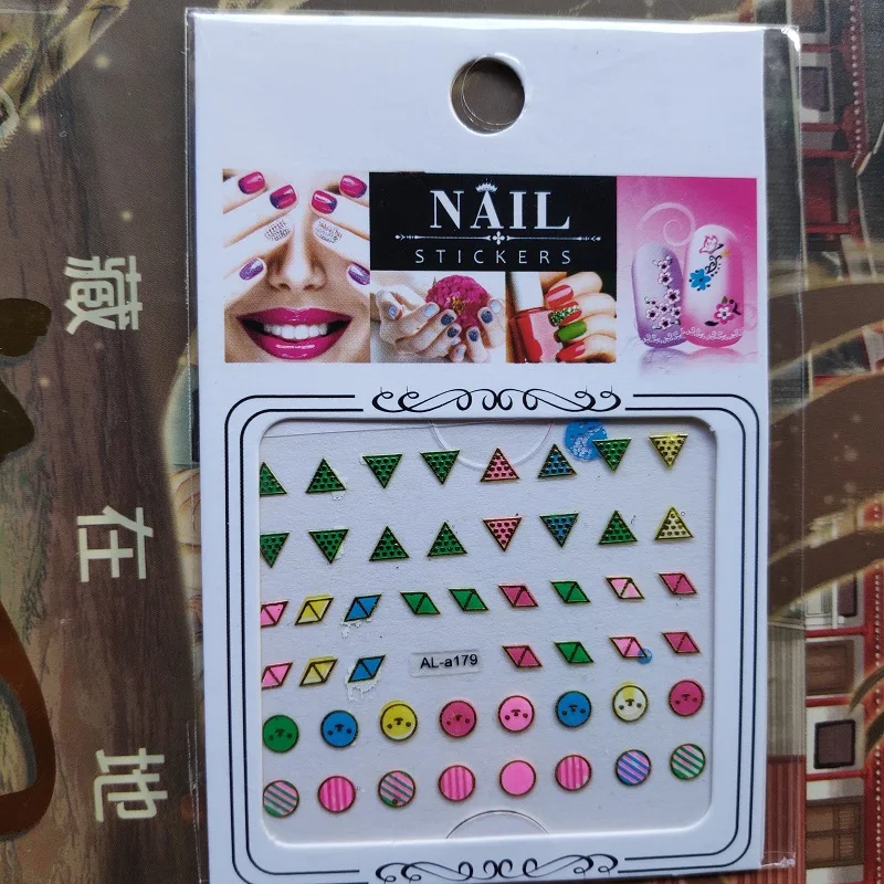 

30 Sheets Wholesale 3D Nail Stickers Mixed Designs Nail Art Sticker Watermark Decals DIY Decoration for Beauty Manicure Tools