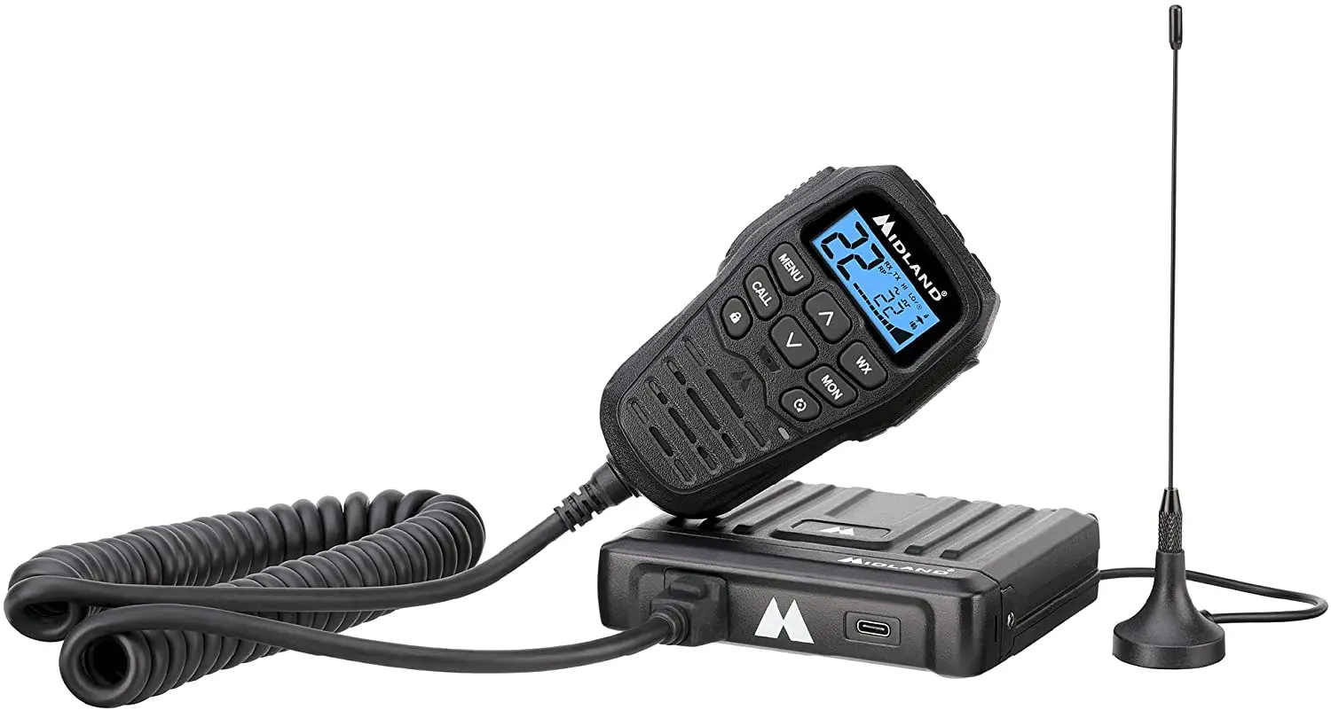 

15W GMRS Two-Way Radio with Integrated Control Microphone