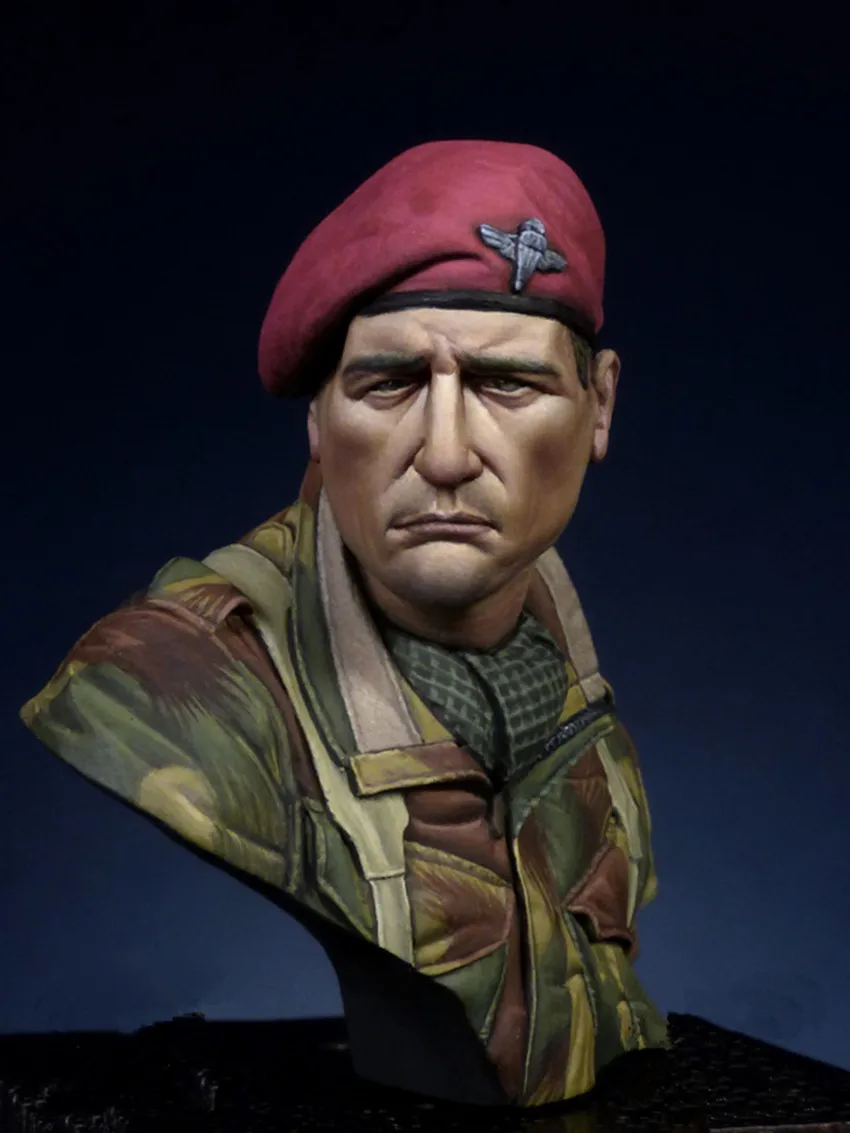 1:16 бюст из смолы английских красный демонов парашютов во Второй мировой войне |