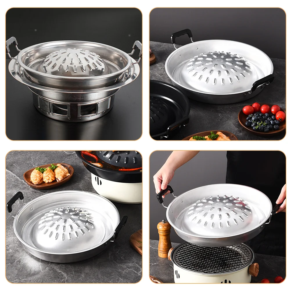 Гриль-плита корейская сковорода для барбекю угольный гриль поднос стойка