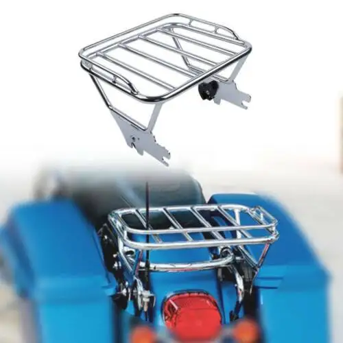 

Motorcycle Detachable Two Up Luggage Rack For Harley Touring Road King Electra Glide Street Glide Road Glide 1997-2008 2007 2006