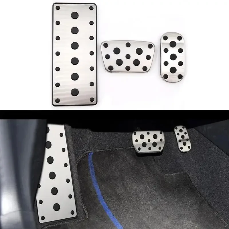 Для Toyota Aygo AB40 2018-2021 Нескользящие педали из нержавеющей стали нескользящие