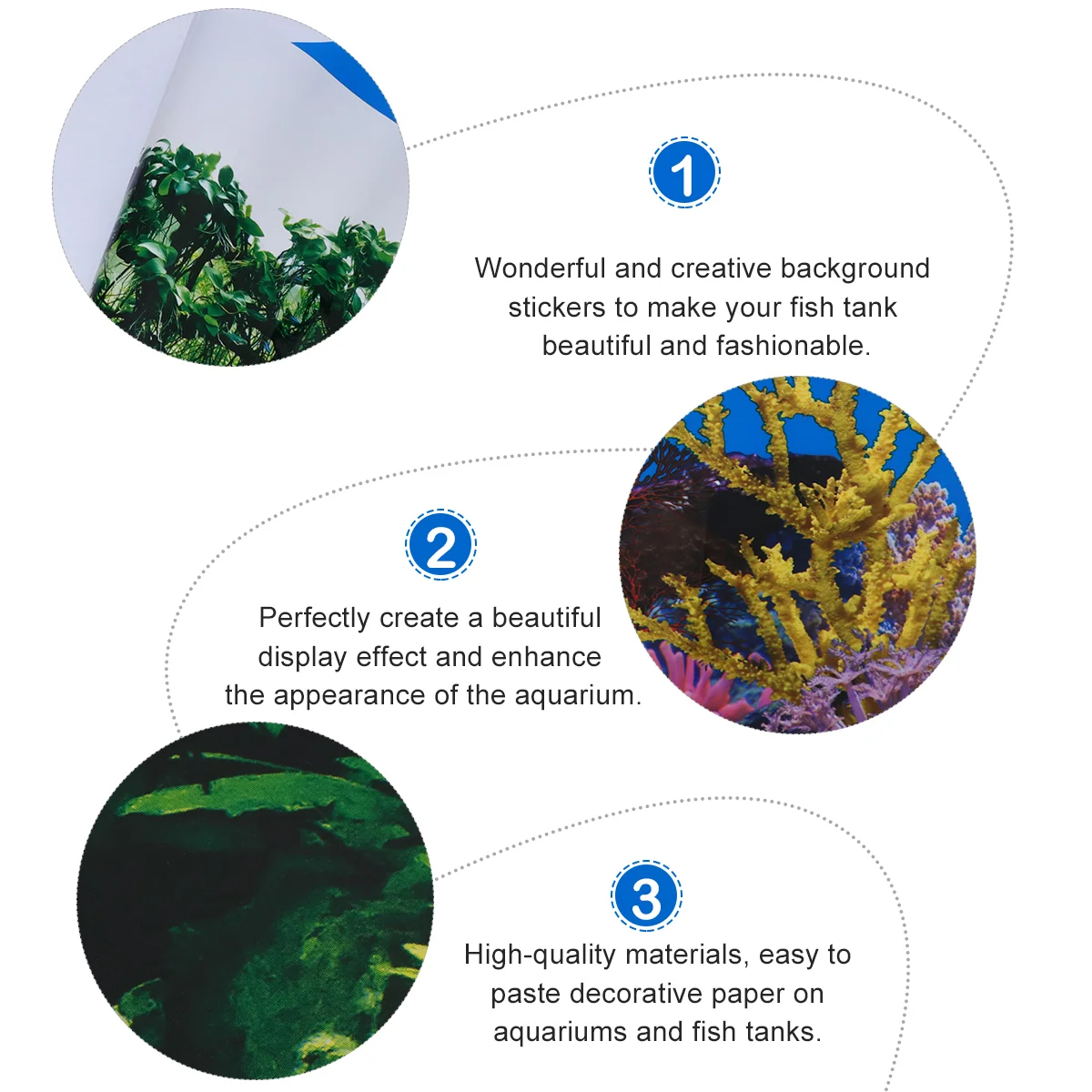Клейкое украшение для аквариума фон бумага 3d обои перламутровые наклейки