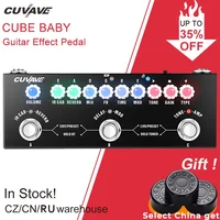 Портативная многофункциональная фотогитарная педаль CUVAVE CUBE BABY с функцией записи аудио интерфейса