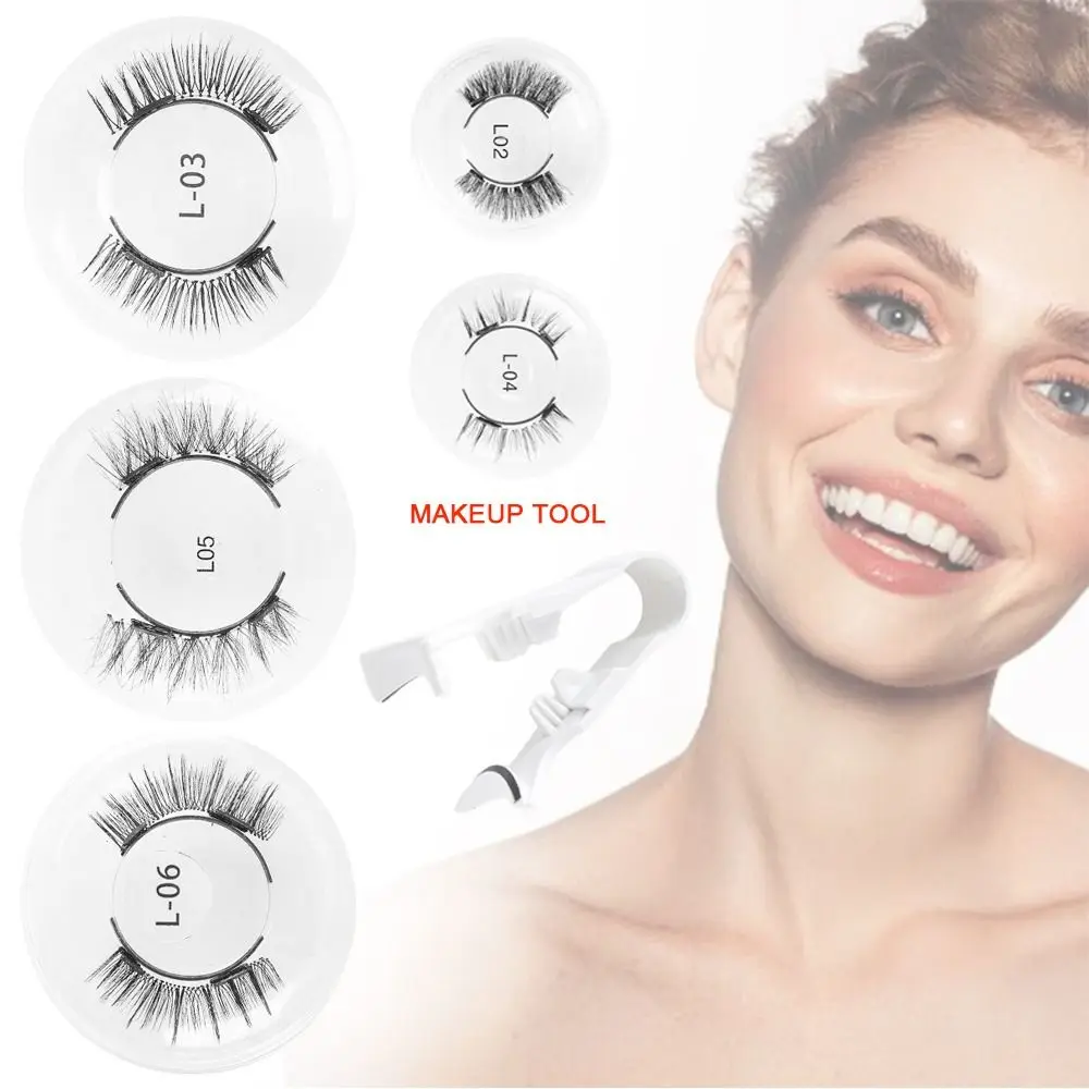 Чадийские натуральные норковые накладные ресницы ручной работы многоразовые