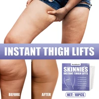 10pcs thigh lift instantly firming lifting thigh skin flabby sagging skin sweatproof tightening tape invisible anti cellulite