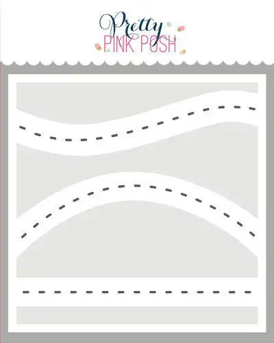 

Layered Roads Stencil DIY Molds Scrapbooking Paper Making Cuts Crafts Template Handmade Decoration