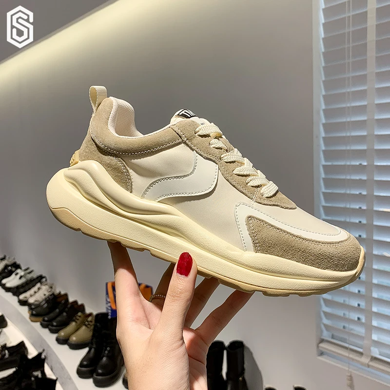 Women Forrest shoes female ins tide 2021 new color shoes casual platform sneakers flats shoes women luxury shoes  cute shoes
