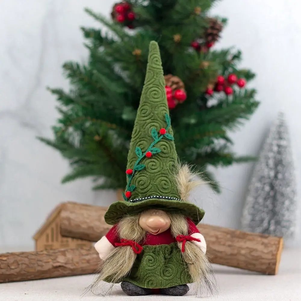 Необычная Рождественская кукла с большим носом и острым Красивая Короткая