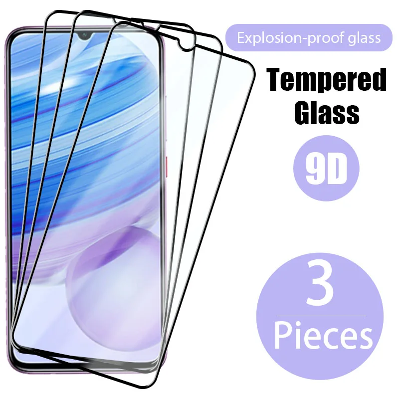 

3PC Full Screen Protector for Xiaomi Redmi Note 10 9 8 7 Pro 10S 9S 9T 8T Protective Glass for Redmi 9 9T 9C 9A k40 Pro 8A Glass